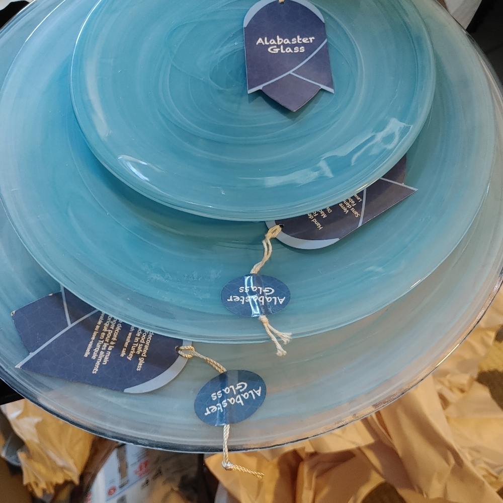 Alabaster Serving Plates